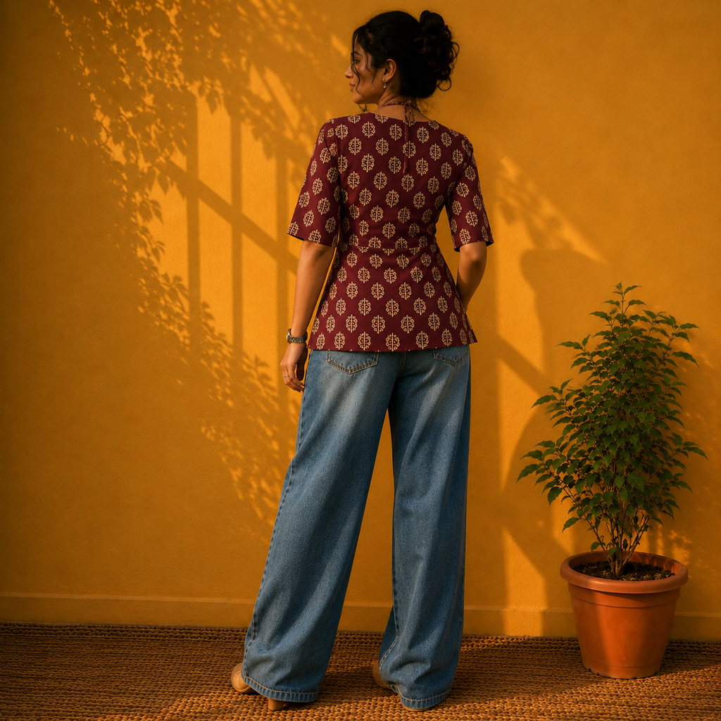 Saiyaara Meher Printed Kurti