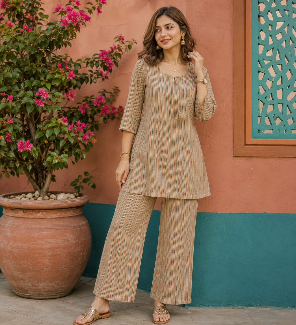 Desert Beige Co-Ord Set