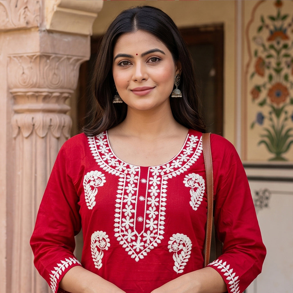 Royal Red Co-Ord Set